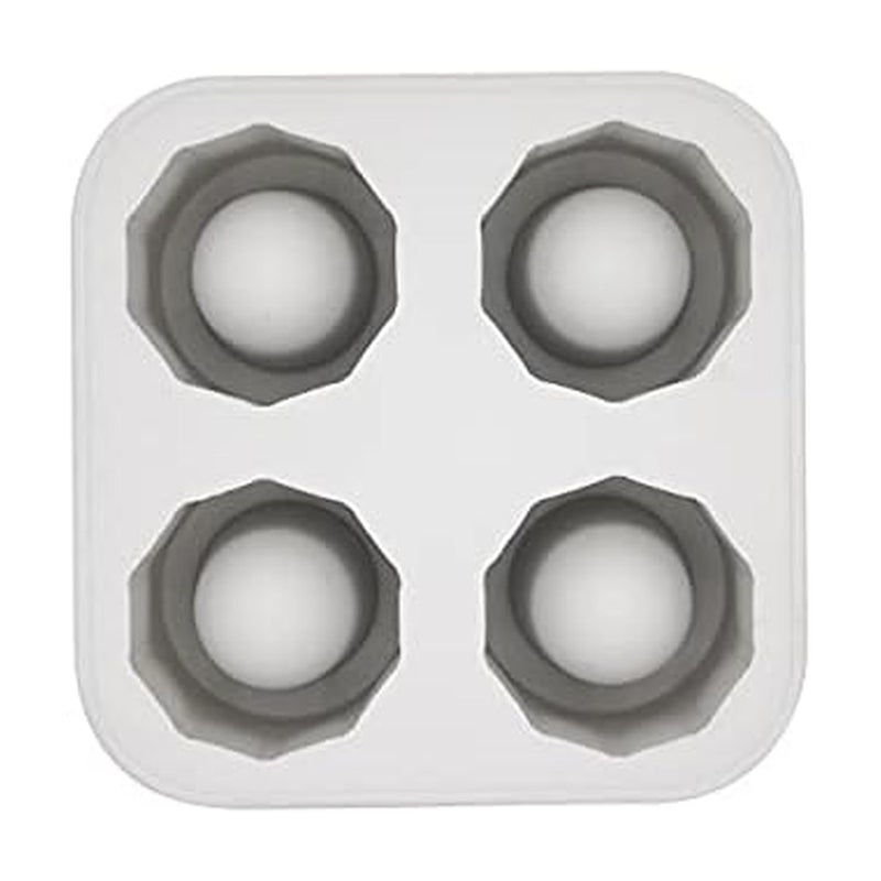 Houdini Shot Glass Ice Mold, Makes 4 Frozen Shot Glasses, Gray - Image 1